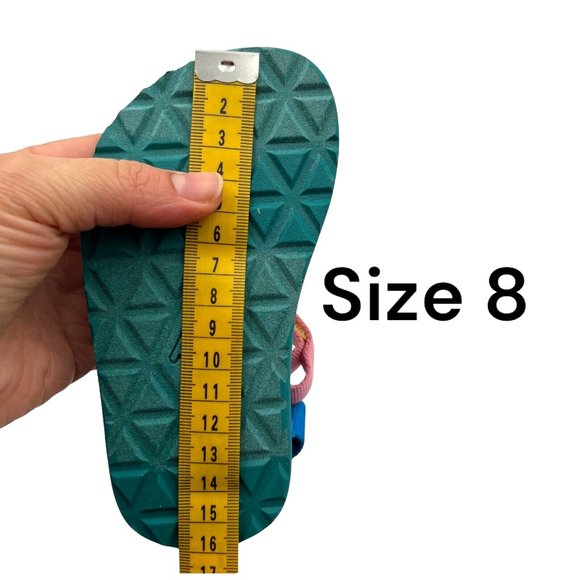 Teva Toddler Girl's Sport Sandals Size 9 Multicolor Lightweight Adjust Straps - Picture 10 of 16